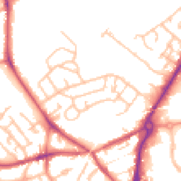 Daytime road noise heatmap for DY5 1PN