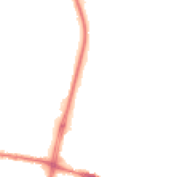 Night-time road noise heatmap for DY5 1UJ