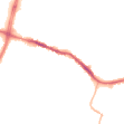 Night-time road noise heatmap for DY5 2BE