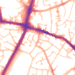 Daytime road noise heatmap for DY5 2DA