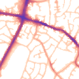 Daytime road noise heatmap for DY5 2DG