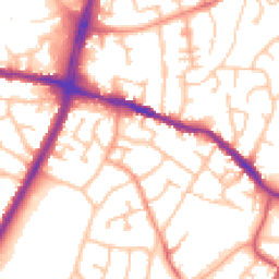 Daytime road noise heatmap for DY5 2DN