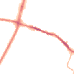 Night-time road noise heatmap for DY5 2DN