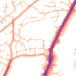 Daytime road noise heatmap for DY5 2LJ