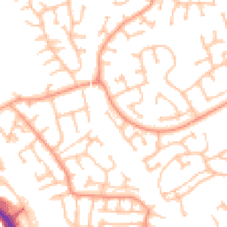 Daytime road noise heatmap for DY5 2NY