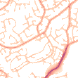 Daytime road noise heatmap for DY5 2PE