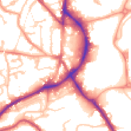 Daytime road noise heatmap for DY5 2RG