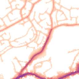 Daytime road noise heatmap for DY5 2RY