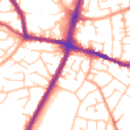 Daytime road noise heatmap for DY5 2SA