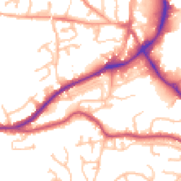 Daytime road noise heatmap for DY5 2SH