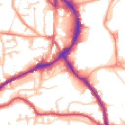 Daytime road noise heatmap for DY5 2UR
