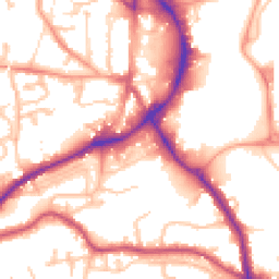 Daytime road noise heatmap for DY5 2UT