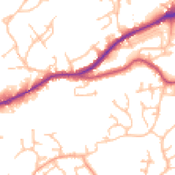 Daytime road noise heatmap for DY5 2WF