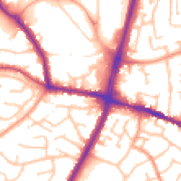 Daytime road noise heatmap for DY5 2YZ