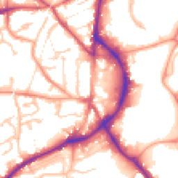 Daytime road noise heatmap for DY5 3AU
