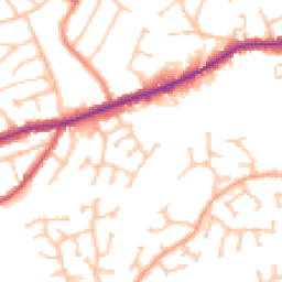 Daytime road noise heatmap for DY5 3FQ