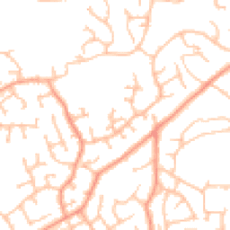 Daytime road noise heatmap for DY5 3HE