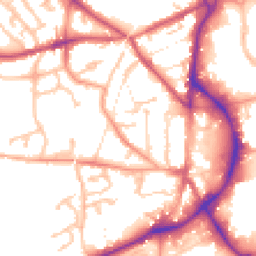 Daytime road noise heatmap for DY5 3HF
