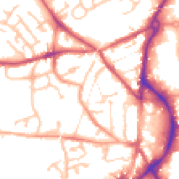 Daytime road noise heatmap for DY5 3HN