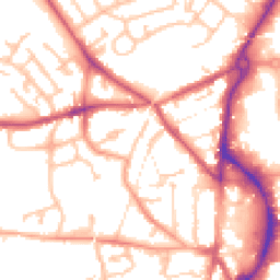 Daytime road noise heatmap for DY5 3HP