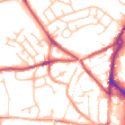 Daytime road noise heatmap for DY5 3HX
