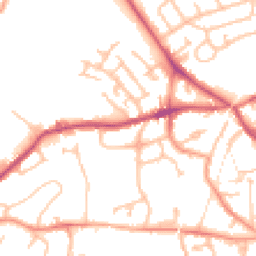 Daytime road noise heatmap for DY5 3JB