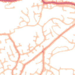 Daytime road noise heatmap for DY5 3JF