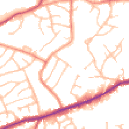 Daytime road noise heatmap for DY5 3NQ
