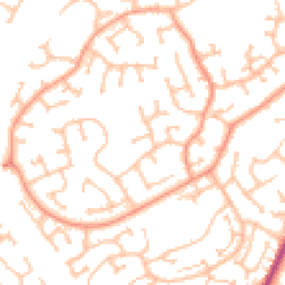 Daytime road noise heatmap for DY5 3NU