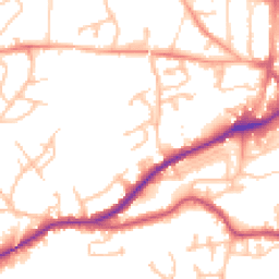 Daytime road noise heatmap for DY5 3QQ