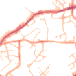 Daytime road noise heatmap for DY5 3TR