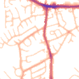 Daytime road noise heatmap for DY5 4AG