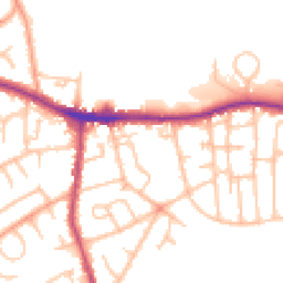 Daytime road noise heatmap for DY5 4AY