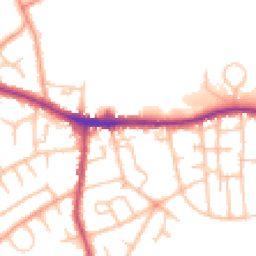 Daytime road noise heatmap for DY5 4DP