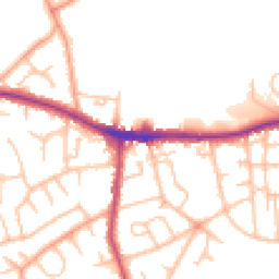 Daytime road noise heatmap for DY5 4ED