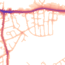 Daytime road noise heatmap for DY5 4EG