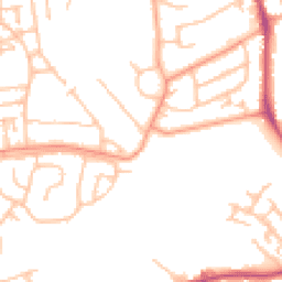 Daytime road noise heatmap for DY5 4LZ