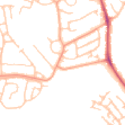 Daytime road noise heatmap for DY5 4NF