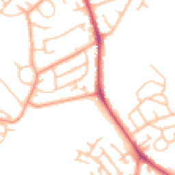 Daytime road noise heatmap for DY5 4NG