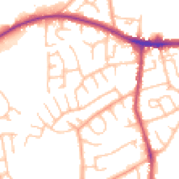 Daytime road noise heatmap for DY5 4QR