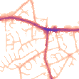 Daytime road noise heatmap for DY5 4RA