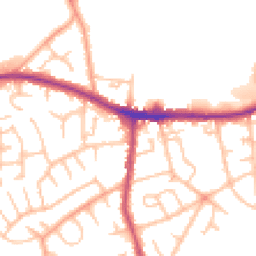 Daytime road noise heatmap for DY5 4RF