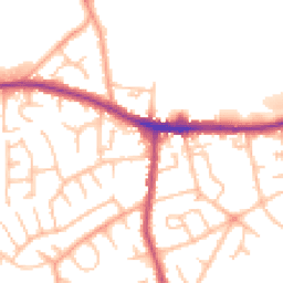 Daytime road noise heatmap for DY5 4RJ