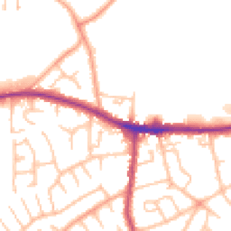 Daytime road noise heatmap for DY5 4RN