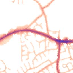 Daytime road noise heatmap for DY5 4RW