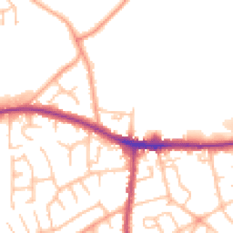 Daytime road noise heatmap for DY5 4SX