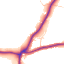 Daytime road noise heatmap for DY7 5AF
