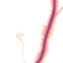 Daytime road noise heatmap for DY7 5AL