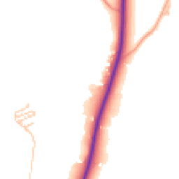 Daytime road noise heatmap for DY7 5AN