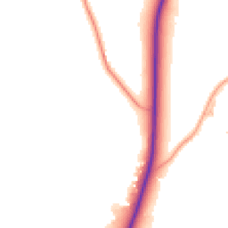 Daytime road noise heatmap for DY7 5AP